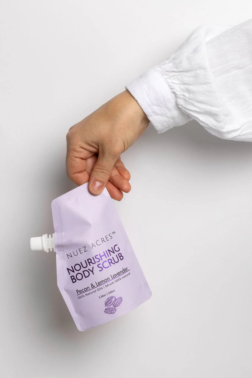 Face & Body Scrub | Pecan + Lemon + Lavender
