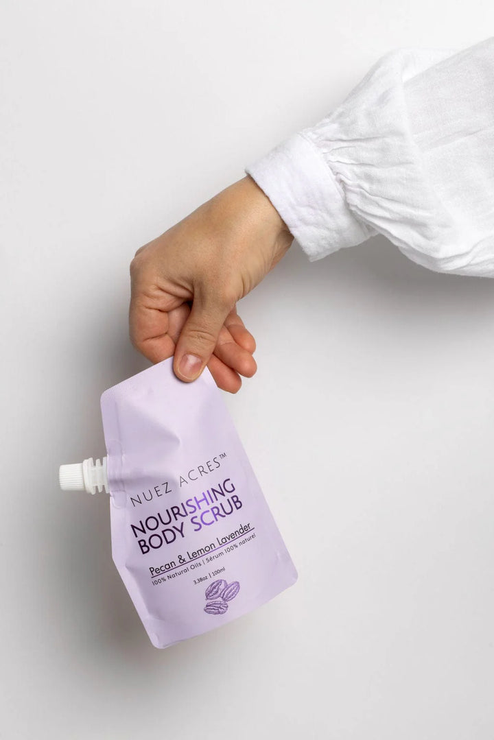 Face & Body Scrub | Pecan + Lemon + Lavender