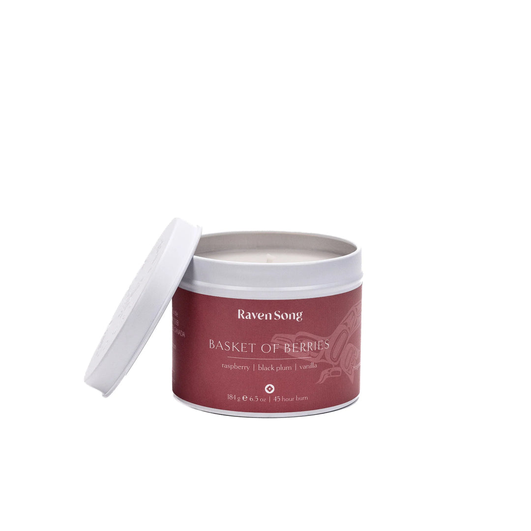 Basket Of Berries Candle | Raspberry + Black Plum + Vanilla