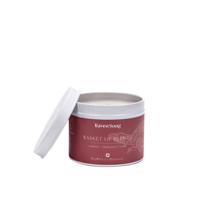 Basket Of Berries Candle | Raspberry + Black Plum + Vanilla