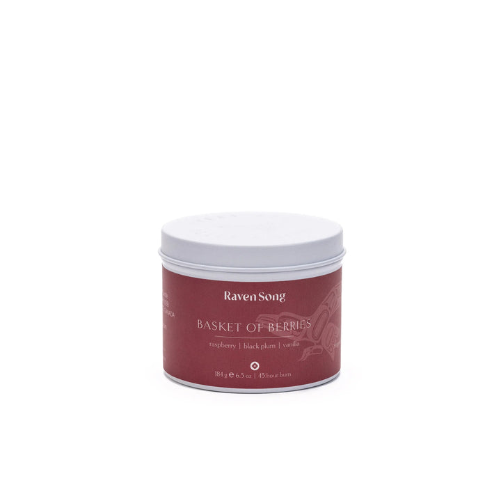 Basket Of Berries Candle | Raspberry + Black Plum + Vanilla