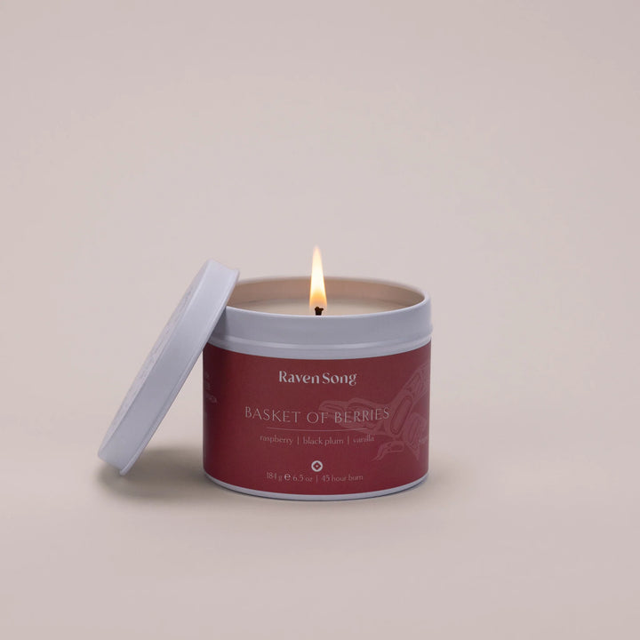 Basket Of Berries Candle | Raspberry + Black Plum + Vanilla