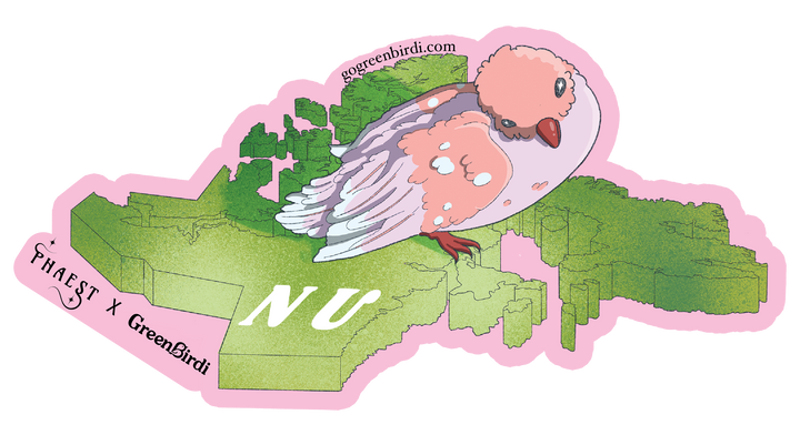 Canadian Province Birdi Stickers