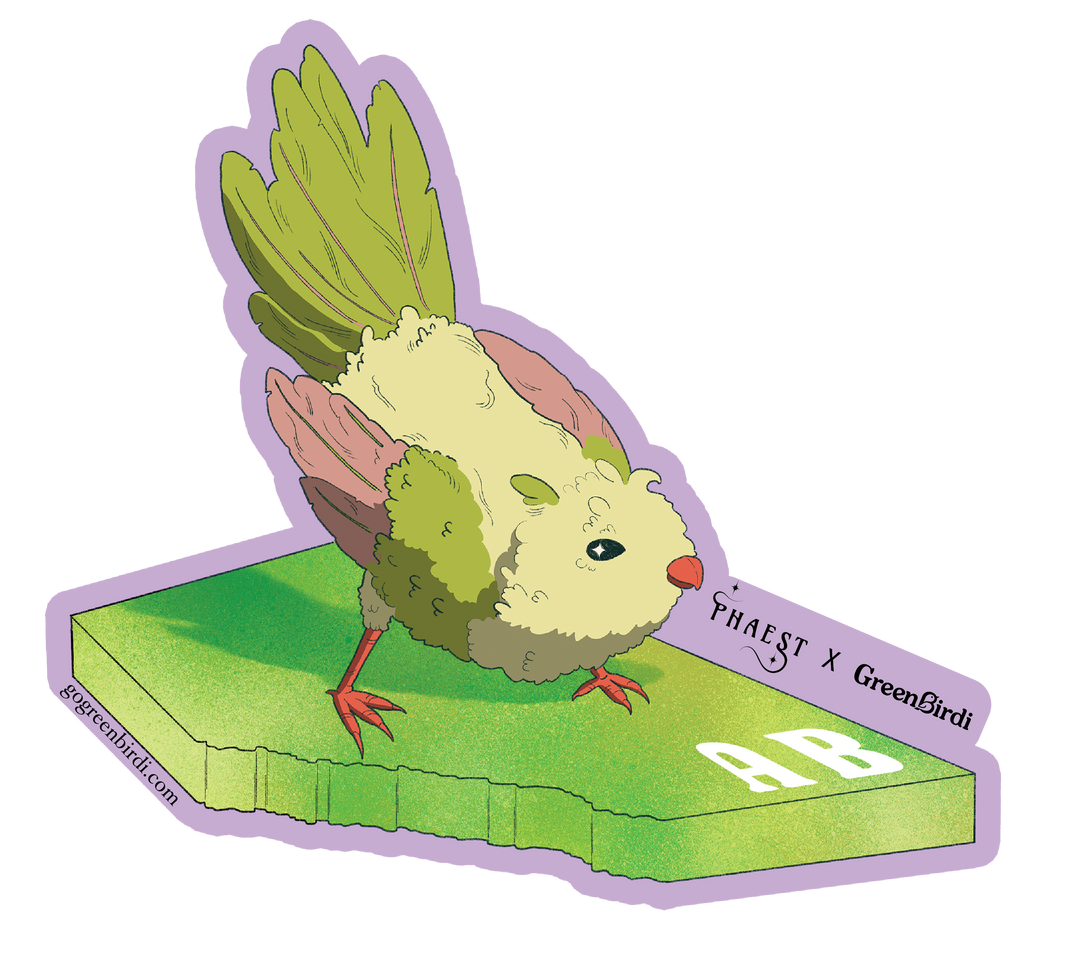 Canadian Province Birdi Stickers