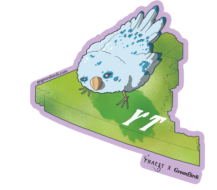 Canadian Province Birdi Stickers