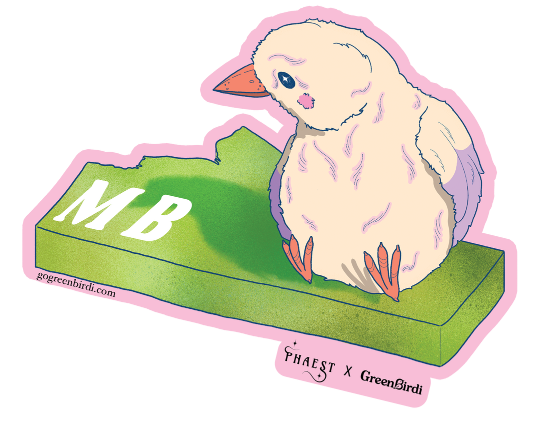 Canadian Province Birdi Stickers