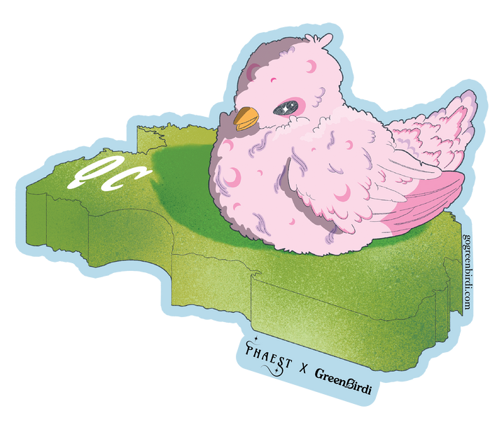 Canadian Province Birdi Stickers