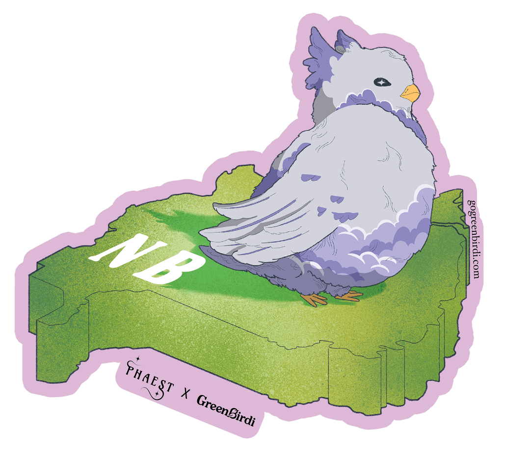 Canadian Province Birdi Stickers