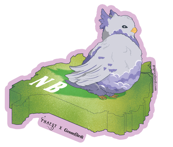 Canadian Province Birdi Stickers