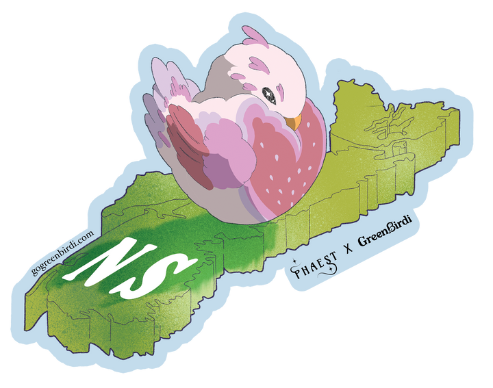 Canadian Province Birdi Stickers