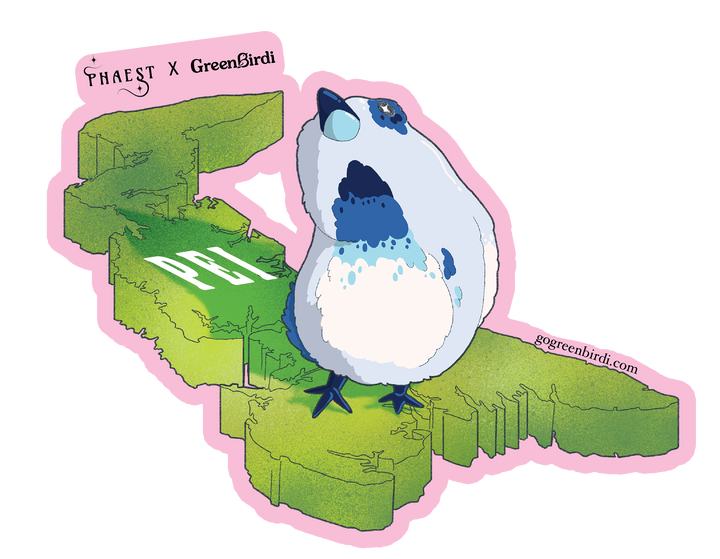 Canadian Province Birdi Stickers