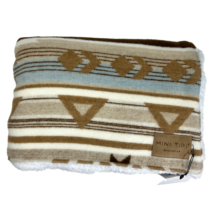 Sand Sherpa Baby Blanket