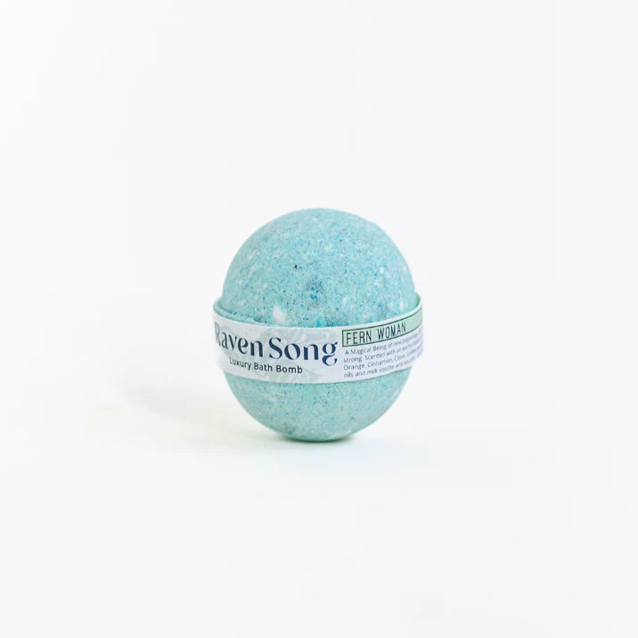 Fern Woman Bath Bomb | Juniper Fir + Balsam + Red Berries