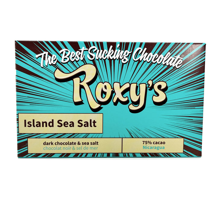 Island Sea Salt Chocolate Bar | 75% dark chocolate + sea salt