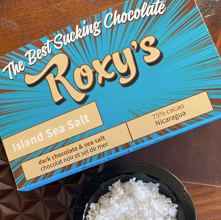 Island Sea Salt Chocolate Bar | 75% dark chocolate + sea salt